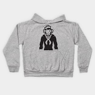 Sailor Monkey Kids Hoodie